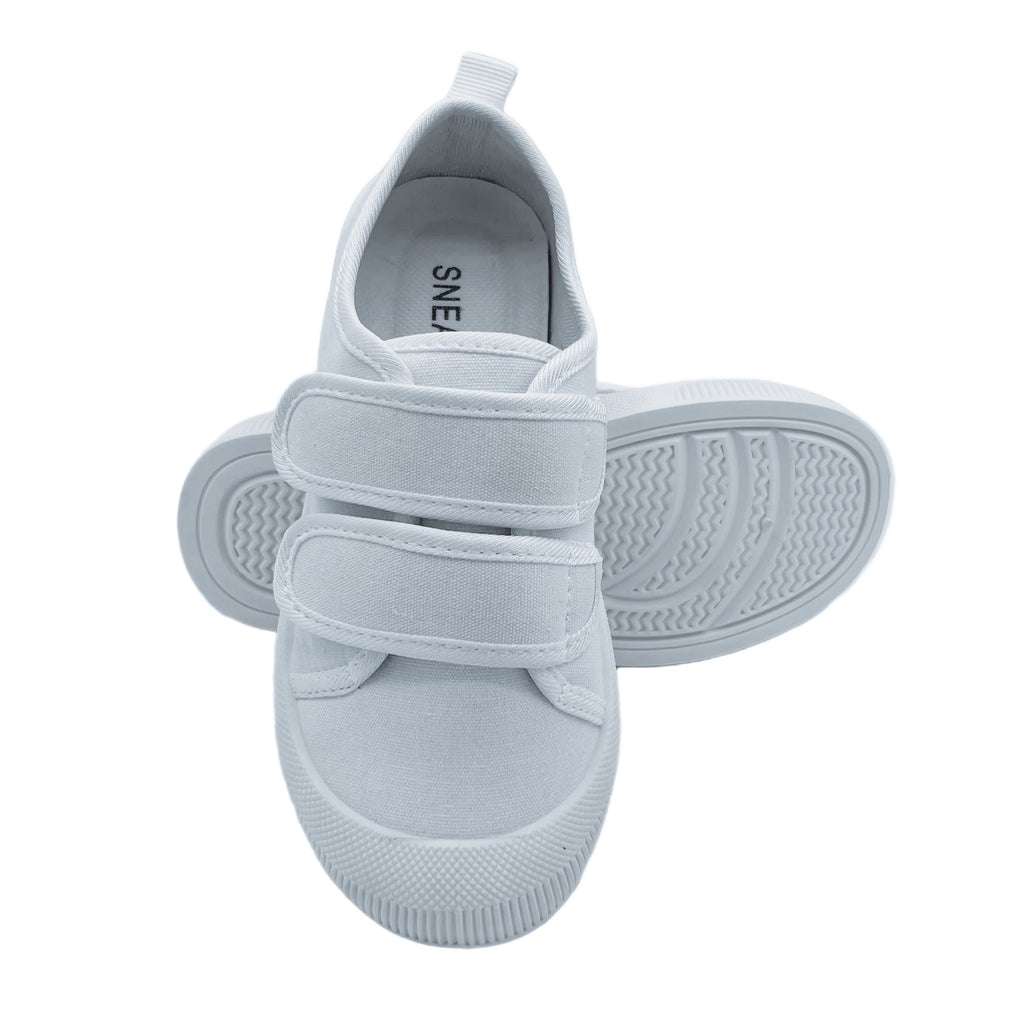 School PT Shoes White